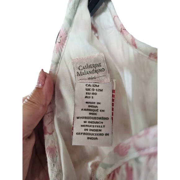 Childs Pink Floral Dress - Picture 4 of 4